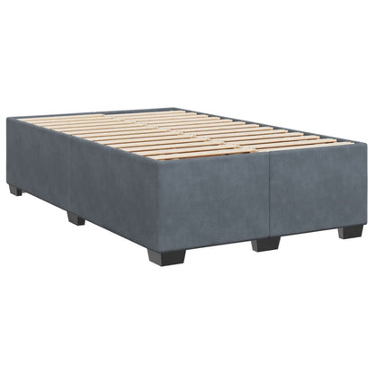 Boxspringbett Mit Matratze Samt Dunkelgrau