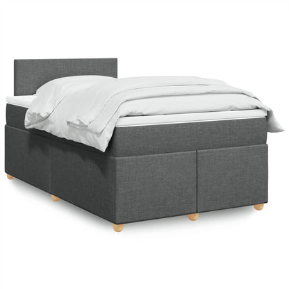 Boxspringbett Mit Matratze Stoff Dunkelgrau