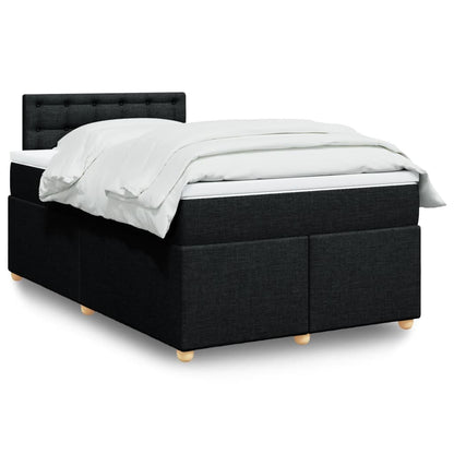 Boxspringbett Mit Matratze Stoff Schwarz