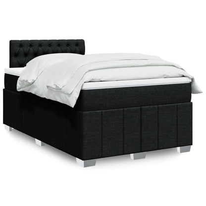 Boxspringbett Mit Matratze Stoff Schwarz