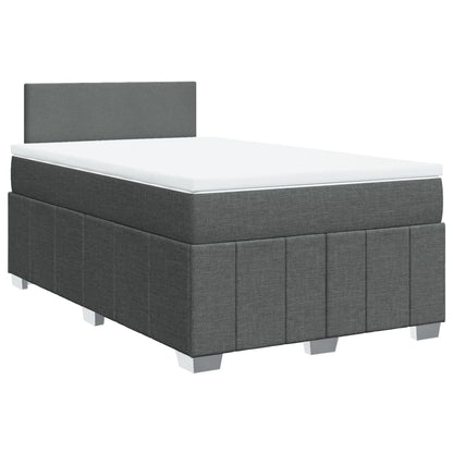 Boxspringbett Mit Matratze Stoff Dunkelgrau
