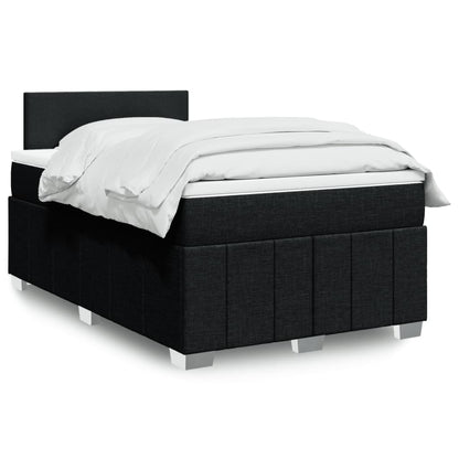 Boxspringbett Mit Matratze Stoff Schwarz
