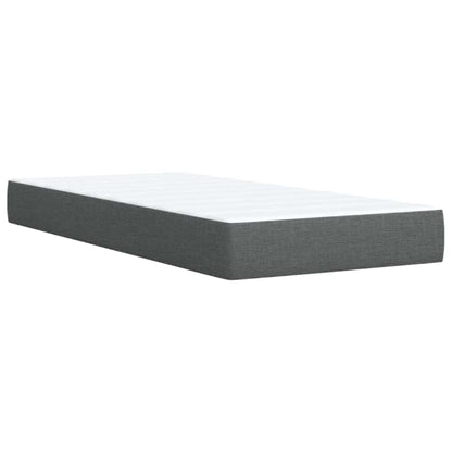Boxspringbett Mit Matratze Stoff Dunkelgrau