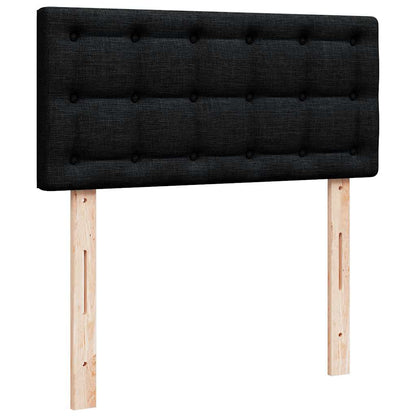 Boxspringbett Mit Matratze Stoff Schwarz