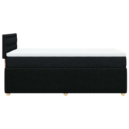 Boxspringbett Mit Matratze Stoff Schwarz