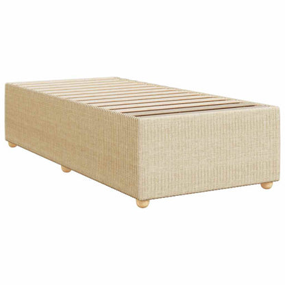 Boxspringbett Mit Matratze Stoff Creme