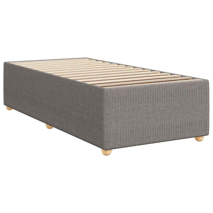 Boxspringbett Mit Matratze Stoff Taupe
