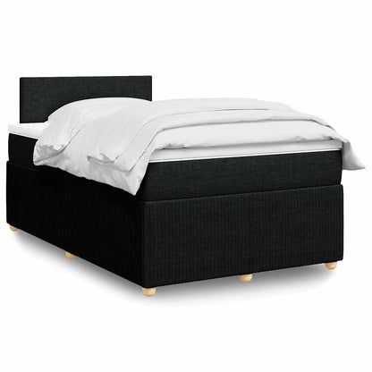 Boxspringbett Mit Matratze Stoff Schwarz