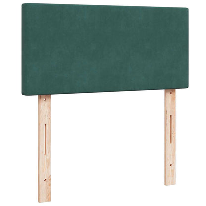 Boxspringbett Mit Matratze Samt Dunkelgrün