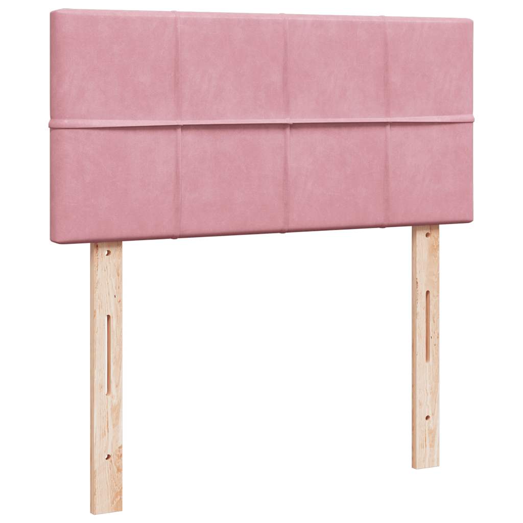 Boxspringbett Mit Matratze Samt Rosa