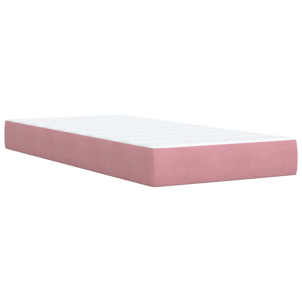 Boxspringbett Mit Matratze Samt Rosa