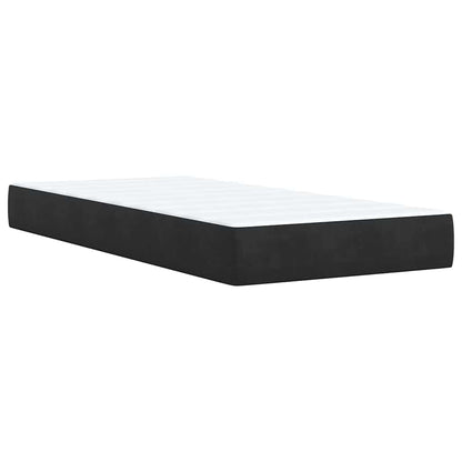 Boxspringbett Mit Matratze Samt Schwarz