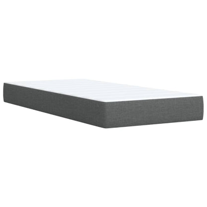 Boxspringbett Mit Matratze Stoff Dunkelgrau