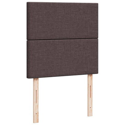 Boxspringbett Mit Matratze Stoff Dunkelbraun