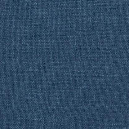Boxspringbett Mit Matratze Stoff Blau