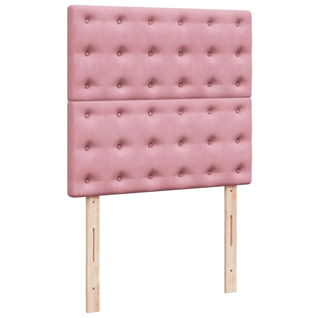 Boxspringbett Mit Matratze Samt Rosa