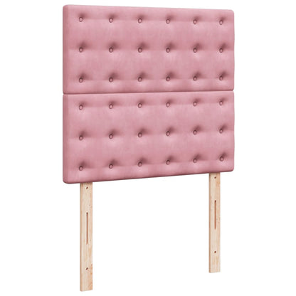 Boxspringbett Mit Matratze Samt Rosa