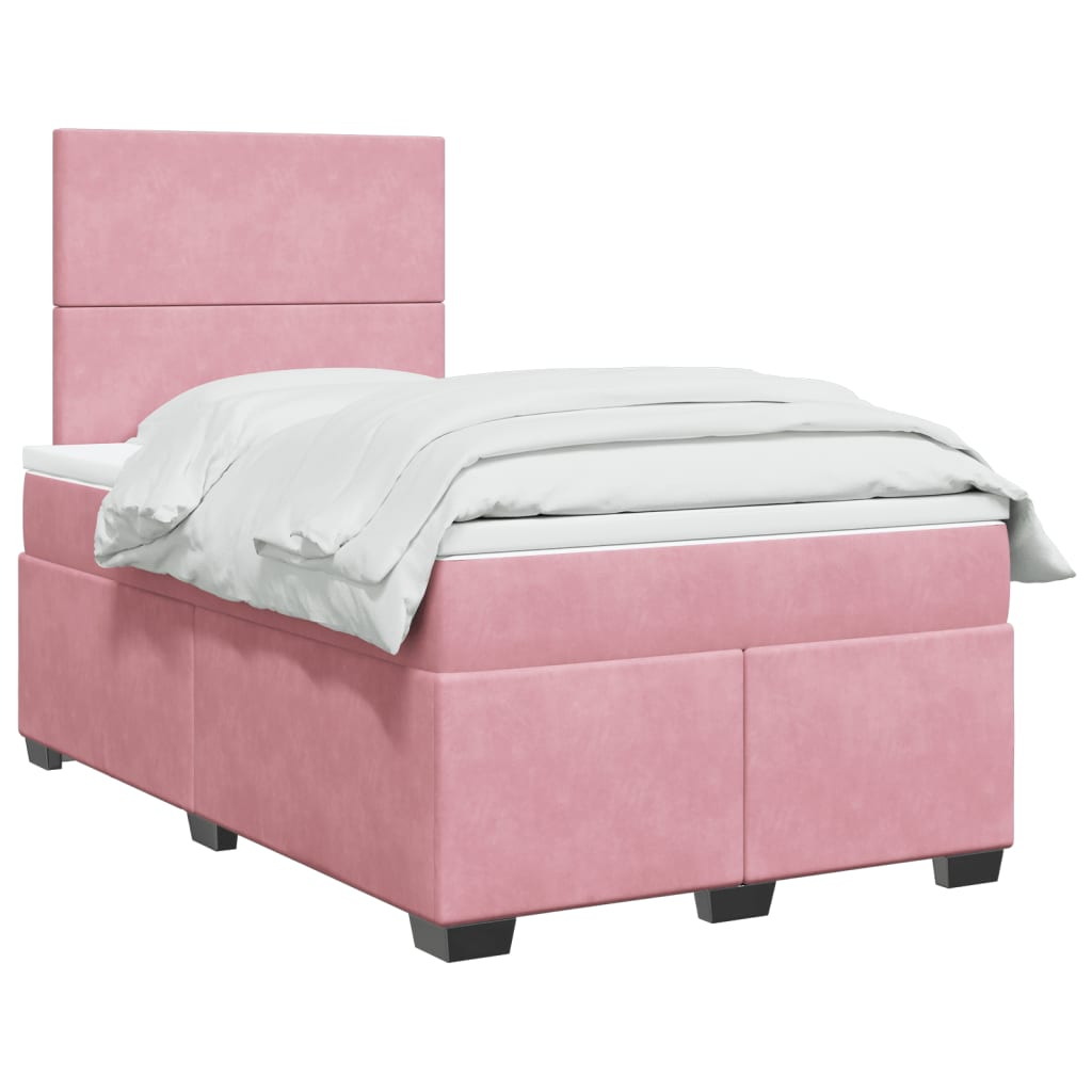 Boxspringbett Mit Matratze Samt Rosa