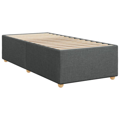 Boxspringbett Mit Matratze Stoff Dunkelgrau