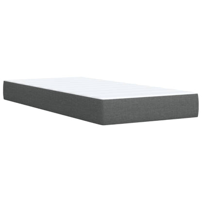 Boxspringbett Mit Matratze Stoff Dunkelgrau