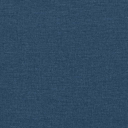 Boxspringbett Mit Matratze Stoff Blau
