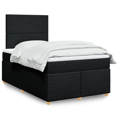 Boxspringbett Mit Matratze Stoff Schwarz