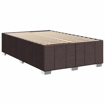 Boxspringbett Mit Matratze Stoff Dunkelbraun