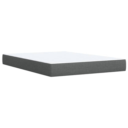 Boxspringbett Mit Matratze Stoff Dunkelgrau