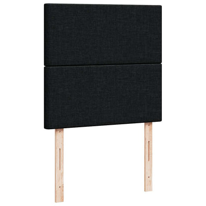 Boxspringbett Mit Matratze Stoff Schwarz