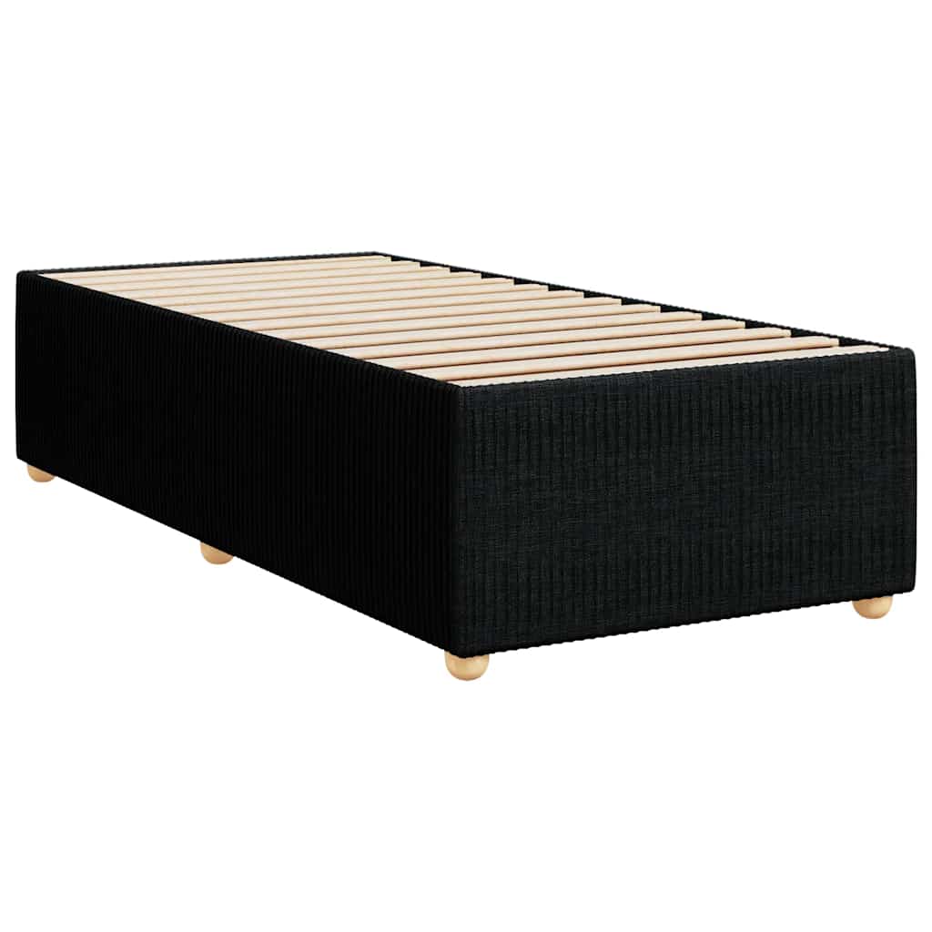 Boxspringbett Mit Matratze Stoff Schwarz