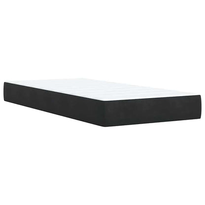 Boxspringbett Mit Matratze Samt Schwarz