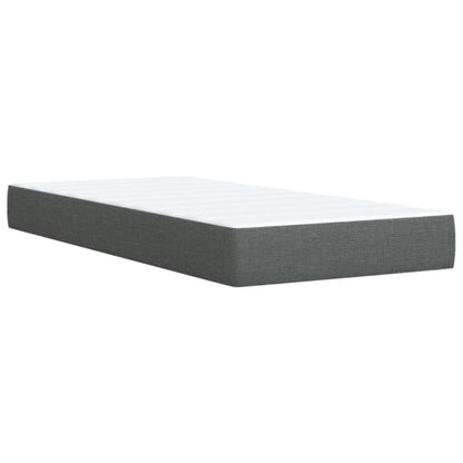 Boxspringbett Mit Matratze Stoff Dunkelgrau