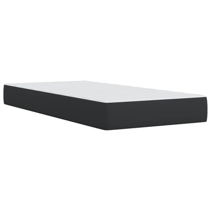 Boxspringbett Mit Matratze Schwarz Kunstleder