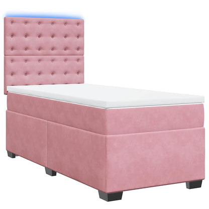 Boxspringbett Mit Matratze Samt Rosa