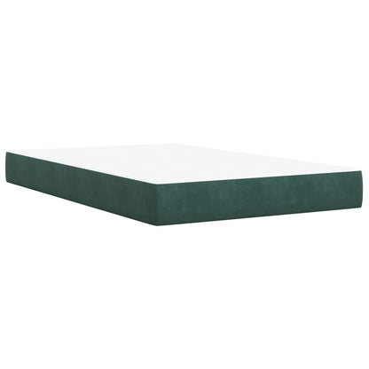 Boxspringbett Mit Matratze Samt Dunkelgrün