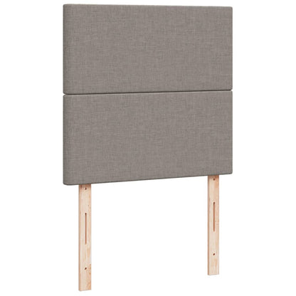 Boxspringbett Mit Matratze Stoff Taupe