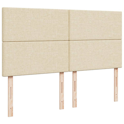 Boxspringbett Mit Matratze Stoff Creme