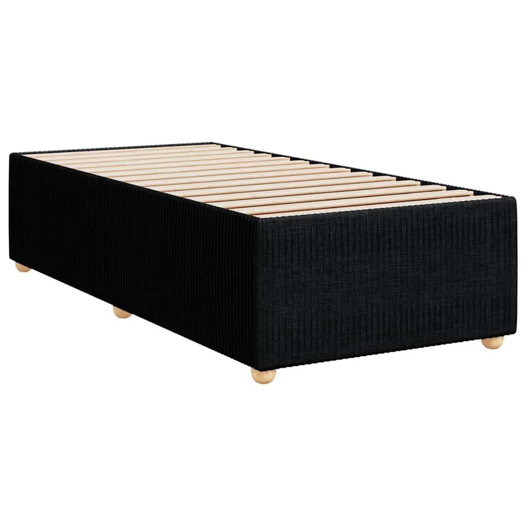Boxspringbett Mit Matratze Stoff Schwarz