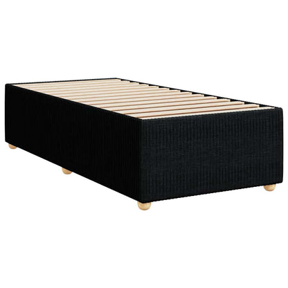 Boxspringbett Mit Matratze Stoff Schwarz