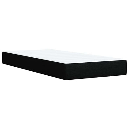 Boxspringbett Mit Matratze Stoff Schwarz