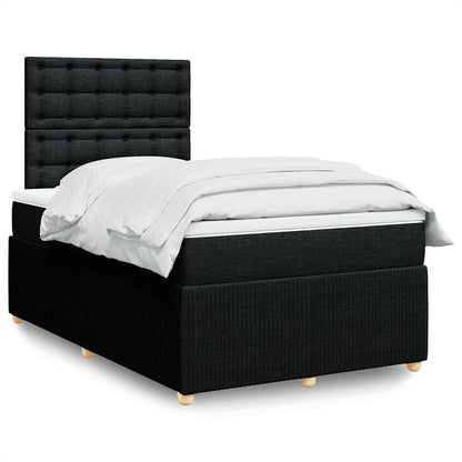 Boxspringbett Mit Matratze Stoff Schwarz