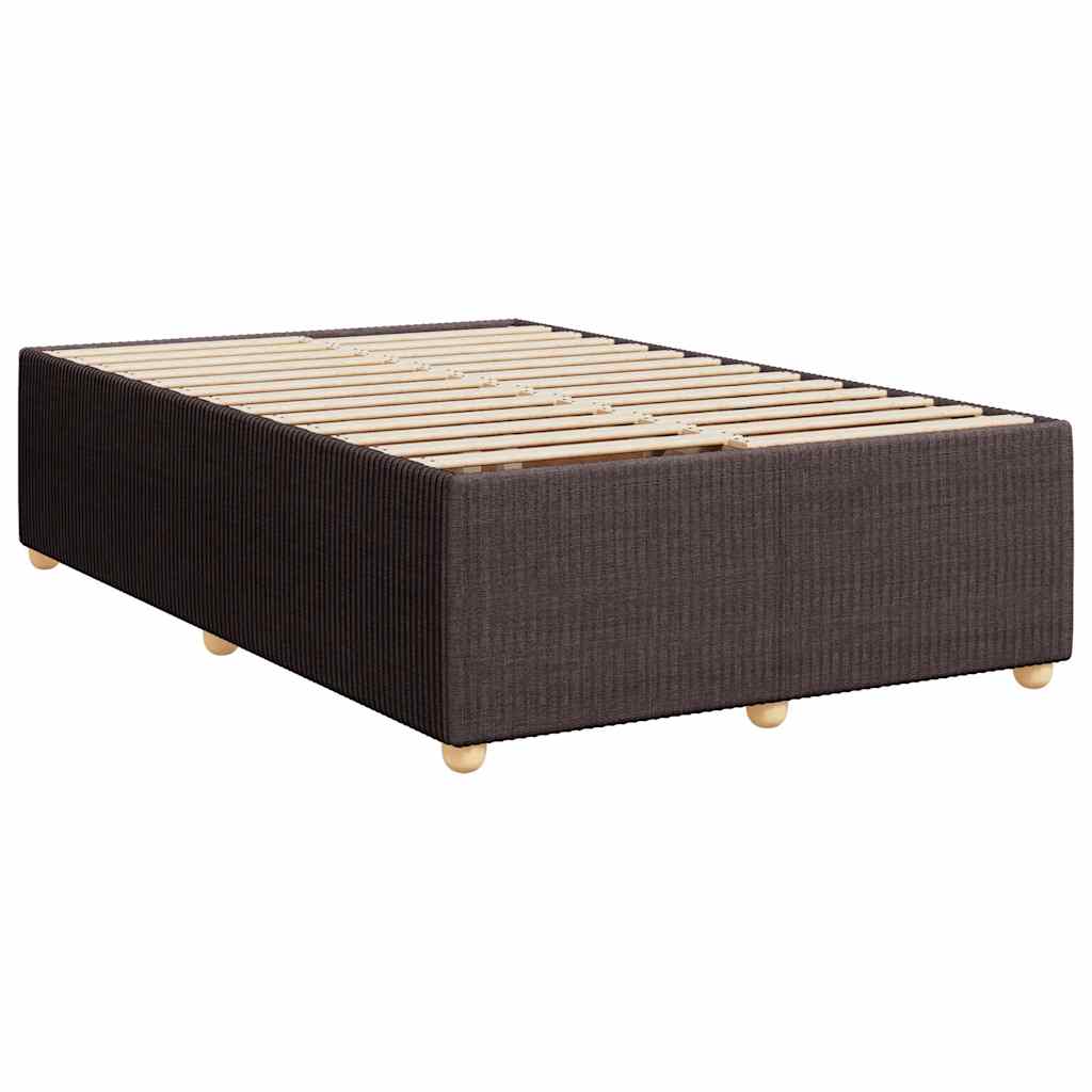 Boxspringbett Mit Matratze Stoff Dunkelbraun