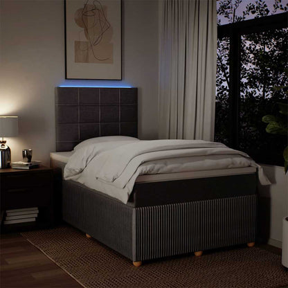 Boxspringbett Mit Matratze Stoff Taupe
