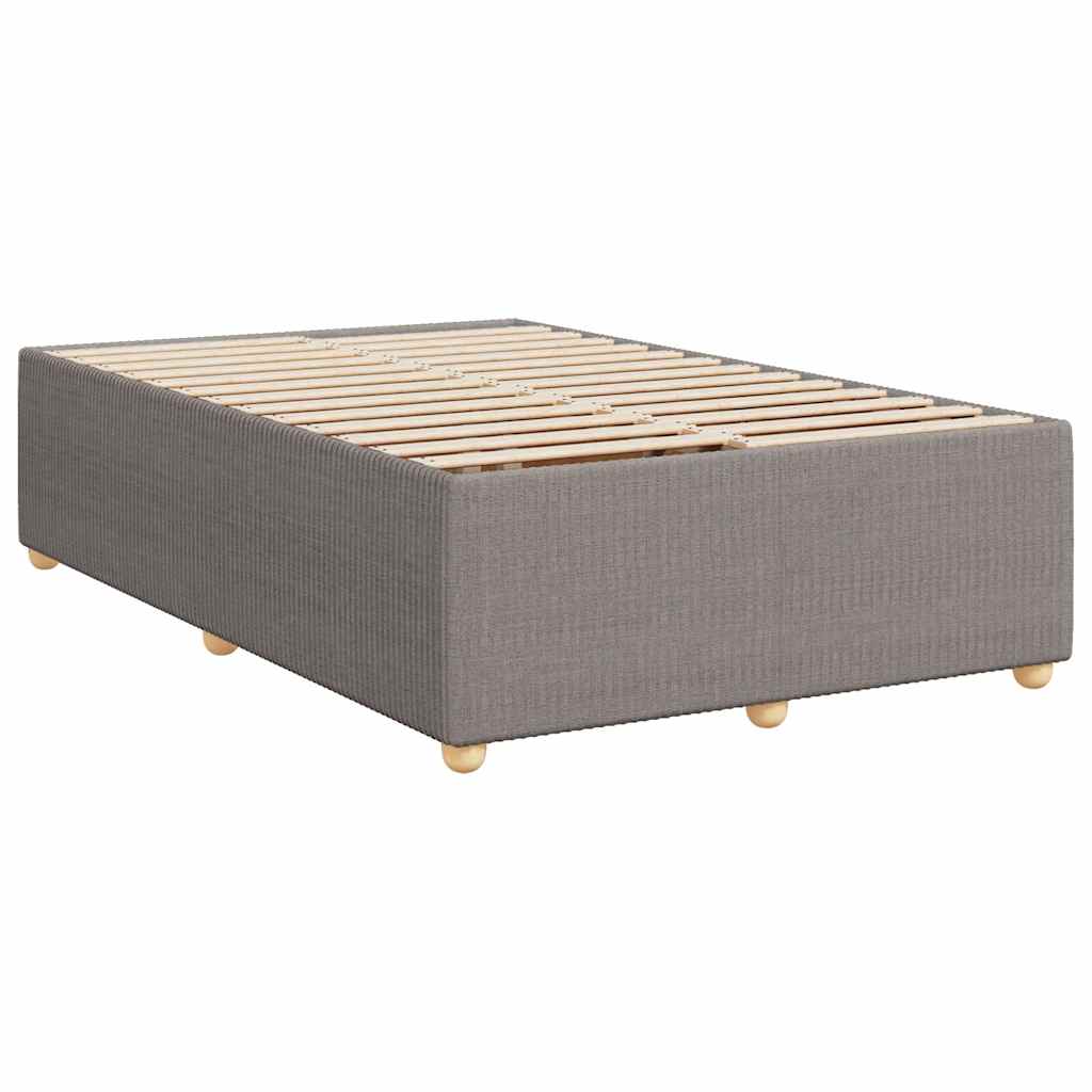 Boxspringbett Mit Matratze Stoff Taupe