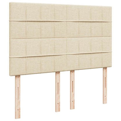Boxspringbett Mit Matratze Stoff Creme