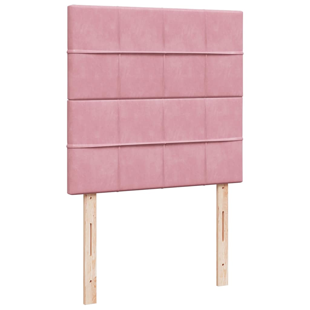 Boxspringbett Mit Matratze Samt Rosa