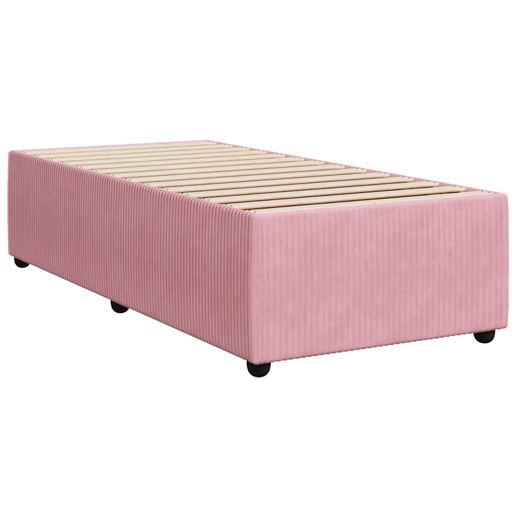 Boxspringbett Mit Matratze Samt Rosa