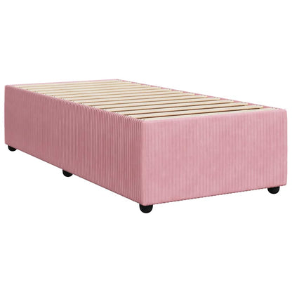 Boxspringbett Mit Matratze Samt Rosa