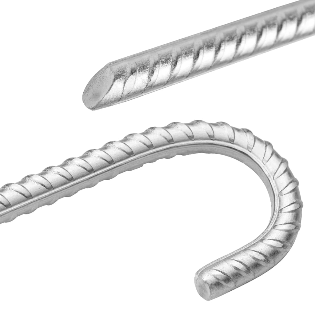 Zeltheringe 6 Stk. 41,5 Cm Ø12 Mm Verzinkter Stahl