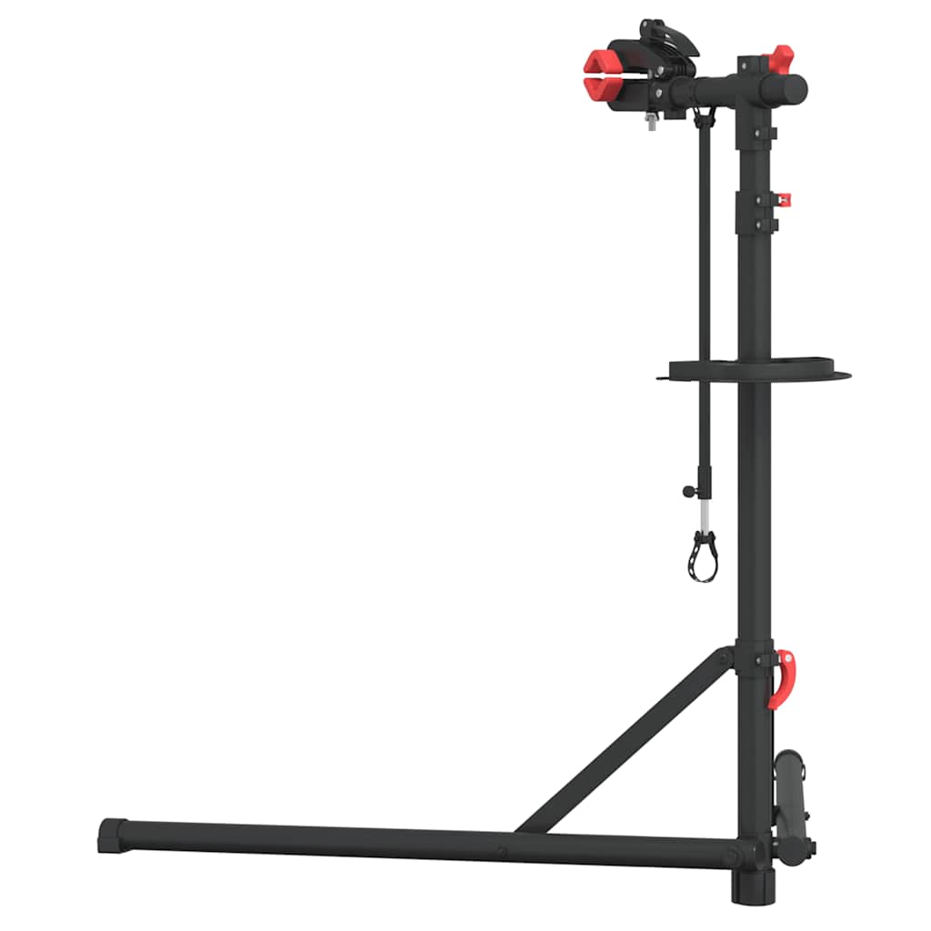 Fahrrad-Montageständer Klappbar Verstellbar 92-152 Cm Rot Stahl